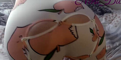 My natural busty step sister loves when I put fingers in her ass!