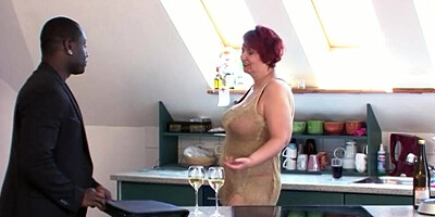 German Busty Mature Granny Seduced Black Guy To Fuck