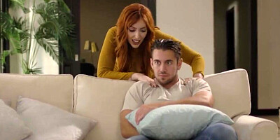 Curvy MILF Lauren Phillips sucks a hard cock and gets fucked