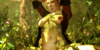 Video game babes are shown sucking and fucking massive cocks in a compilation