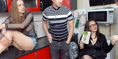 Big Titty PAWG Teen Lets Her BFF Eat Her Pussy in Front of Everyone