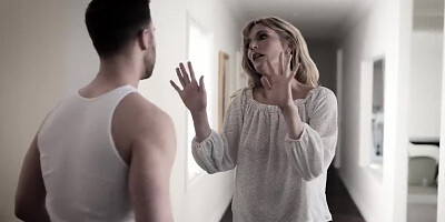 PURE TABOO Evil Lesbian StepMom Baits Dates using Hot Son