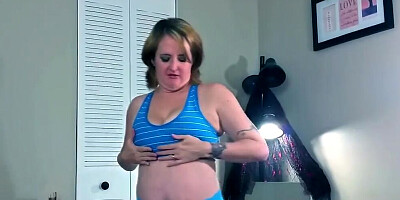 Busty Big Tits Horny Stepmom Sucking & Fucking Stepson While Dad is Gone