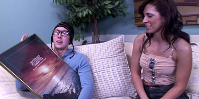 Hippy boy gets lucky and fucks this handsome MILF in the ass