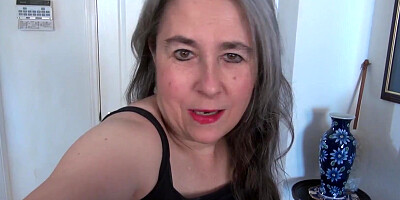 AuntJudys - Hot Yoga Workout with 52yo Mature Hairy Amateur Grace (POV)
