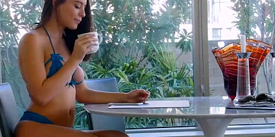 Tremendous girl loves giving sloppy blowjobs to her boyfriend while he's filming her