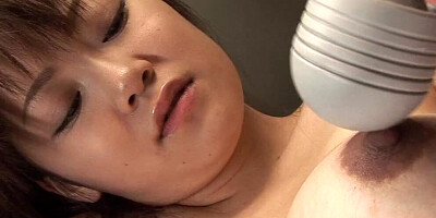 Asian girl blows three guys and gets fucked by all of them