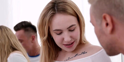 Teen Nympho Bella Mur Gets Double Penetrated in This Sizzling 3some