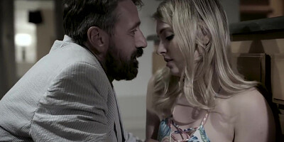 PURE TABOO Nervous Teen Fucked by Step Dad's Sleazy best Friend