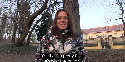 PublicAgent Sexy MILF Fucks a stranger in his car