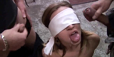Sexy Teen Babe Sucks, Fucks and Takes Multiple Cumshots