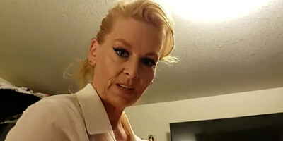 Step Mom Catches Son Jerking off her Dirty Socks gets a Cream Pie Taboo