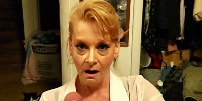 Step Mom Catches Son Jerking off her Dirty Socks gets a Cream Pie Taboo