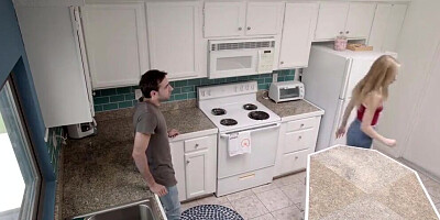 Sexually Frustrated Step Sister Takes It Out On Her Brother!