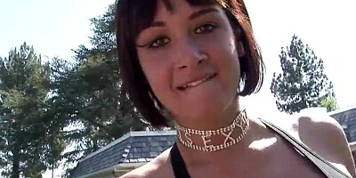 Tory Lane is a brunette who gets cum on her face