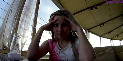 Remote Control Vibrator in Public Place - Softcore by Letty Black