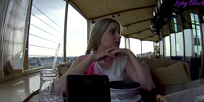 Remote Control Vibrator in Public Place - Softcore by Letty Black