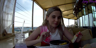 Remote Control Vibrator in Public Place - Softcore by Letty Black