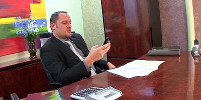 Miley Ann Lets Her Boss Put His Finger Inside Her Asshole