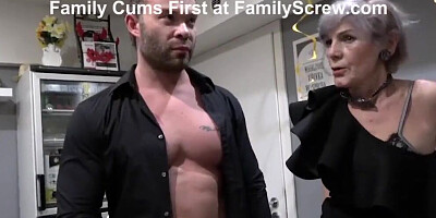 Slutty girls are swapped and fucked in this homemade 4some
