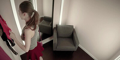 Solo model wants to try out a couple of sexy outfits