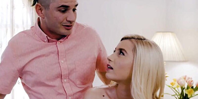 FANTASY MASSAGE - The Virgin Carolina Sweets Gets Fucked Hard Doggystyle By Her Pervert Stepbrother