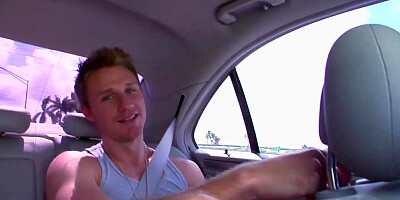 Slim babe takes care of a dick