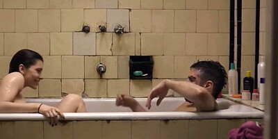 Adorable girl is making love with her man in this softcore sex scene