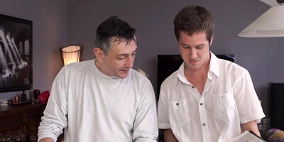 DADDY4K. Ginger cheats on coward boyfriend with his handsome stepdad