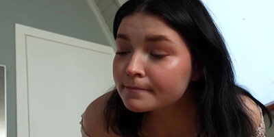 Virgin Butterfly Needs Some Maintenance On Her Pipes, So She Calls The BBC Handyman For Help