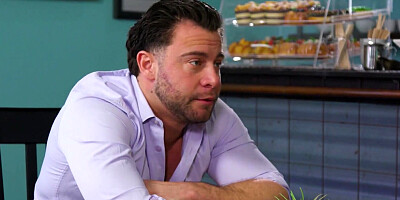 Lovely oiled babe is sucking and riding a lucky fellow's piston