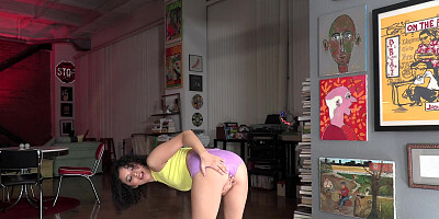 Dani Diaz sucks off Mister POV in this point of view blowjob video called My Boyfriend the Cheater!