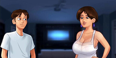 Summertime Saga: Stepbrother Invites His Stepsister For Sex In His Room - Ep 141