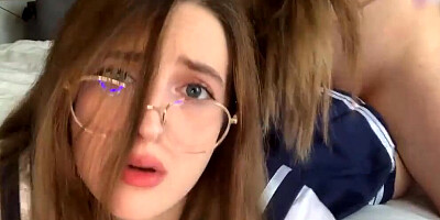 Stepsister after College Shoots a Video of me Fucking her Hard