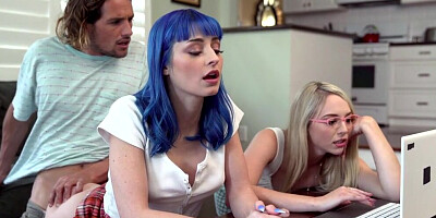 Tyler Nixon, Jewelz Blu & Lily Larimar are having a threesome