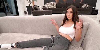 Dad Crush - Busty Tattooed Teen Gives Her Stepdad A Footjob Before Letting Him Fuck Her Plump Pussy