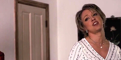 Good stepmom fucks nerdy stepson