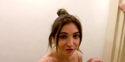 Tricked my Hot AF Step-Sister into Blow & Fuck FULL SCENE