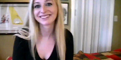 POV blonde dame is working on the thick cock using her mouth and pussy