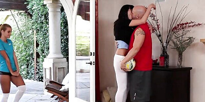 Cunning Derrick Pierce and Alia Janine's threesome trailer