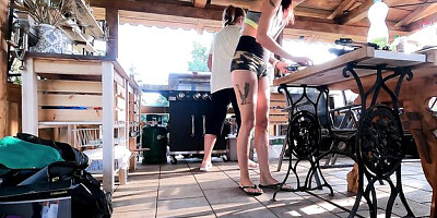 Tomato's public upskirt dirt