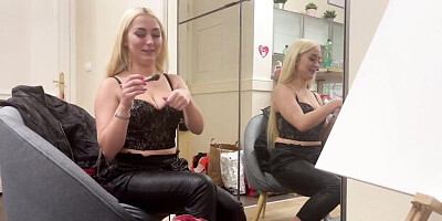 Natural Small Hands at handjob clip