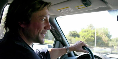 Hitchhiker hottie finds a sexy enough stranger to fuck