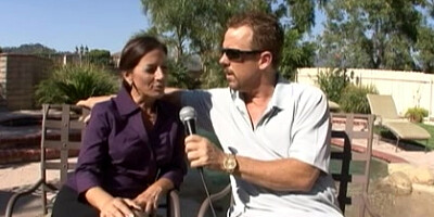 Melissa Monet and Tom