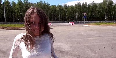 18 year old teen cutie likes fast cars and big cocks