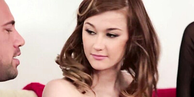 Johnny Castle and Dava Foxx's blowjob smut by Couples Seeking Teens