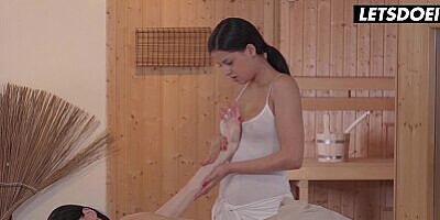 Masseuse Coco De Mal Enjoys Naughty Lesbian Affair With Her Client - LETSDOEIT