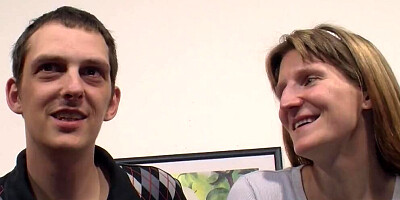 Naughty German mature gets fucked in 3some by her neighbors