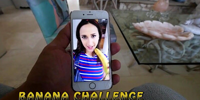 Sneaky stepbro gives stepsister a surprise anal fuck