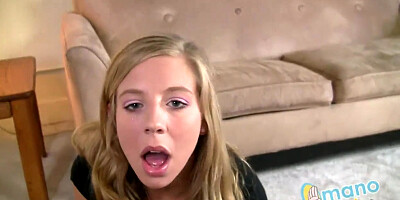 Chastity Lynn Giving Another Fabulous Handjob To A Nice Pecker
